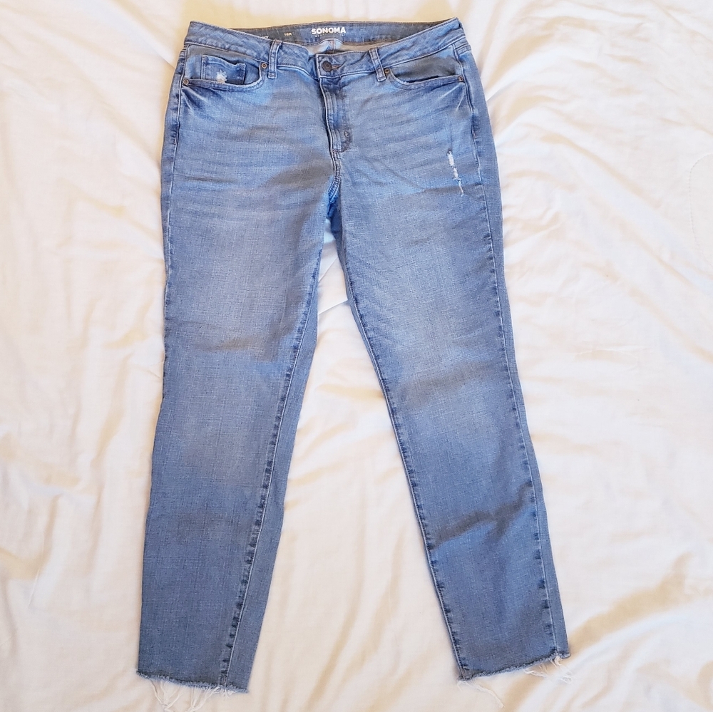 Sonoma Women's Light Blue Skinny Jeans